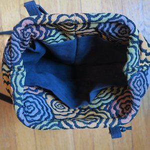 Handcrafted Fabric Frame Handbag
